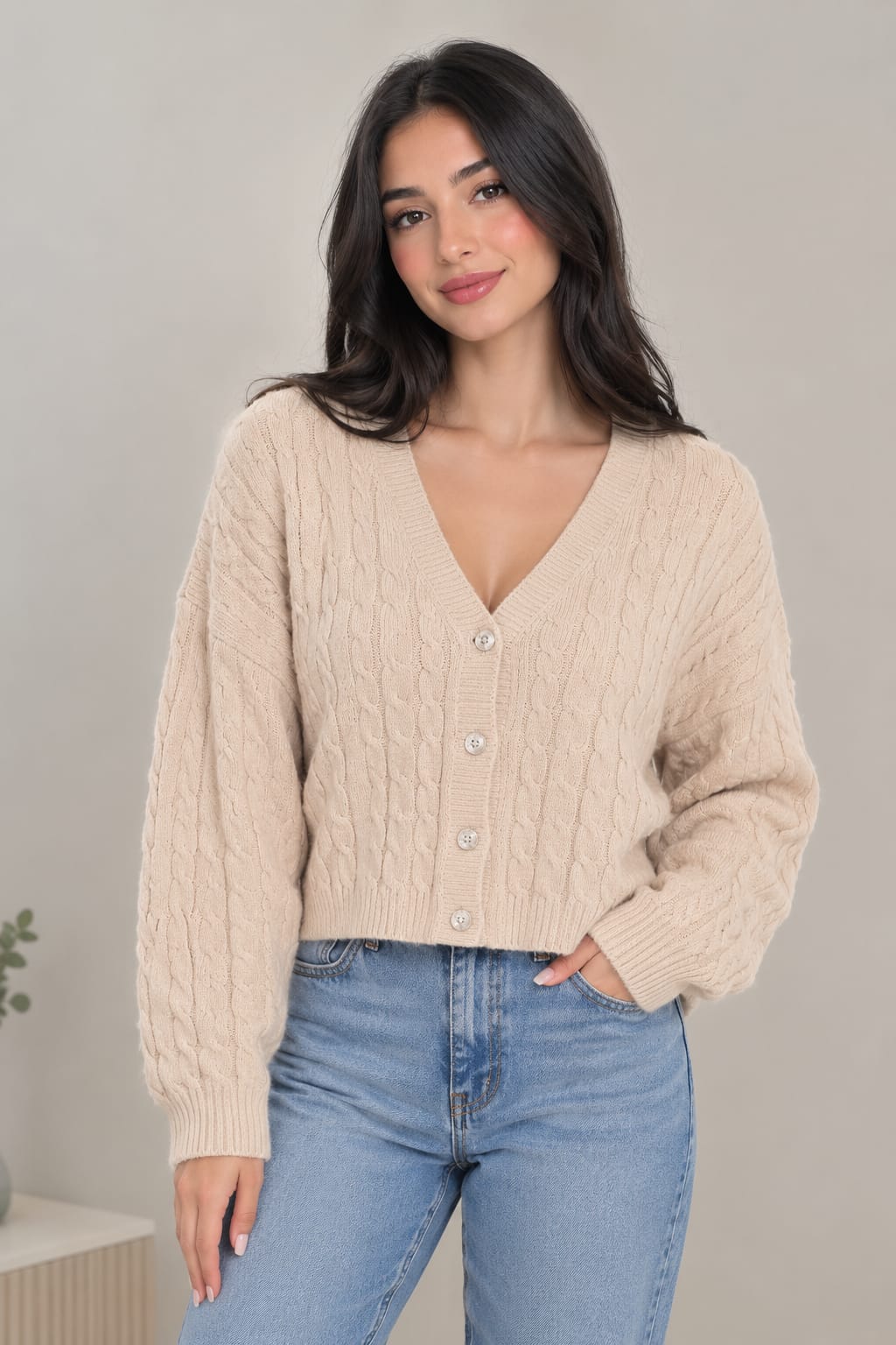 Cable Knit Cardigan