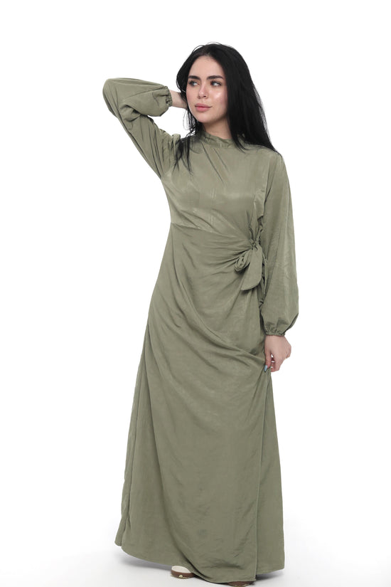 Side Tie Maxi Dress
